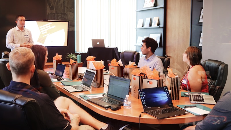 Business team reviewing payment approval workflow and internal controls